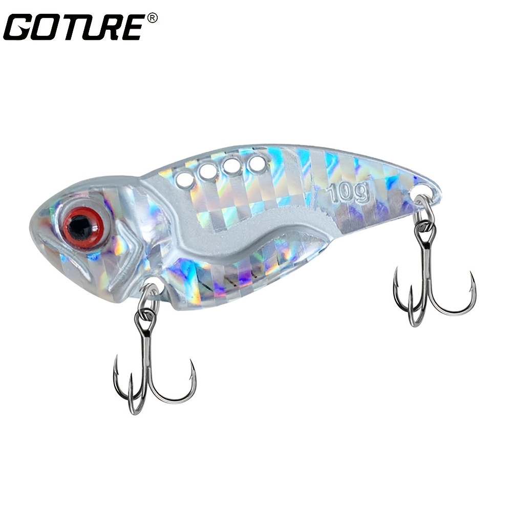 1pc Spoon Fishing Lure with Feather Hooks Gold/Silver Metal Bait Tackle(Size:5/10/15/20g)