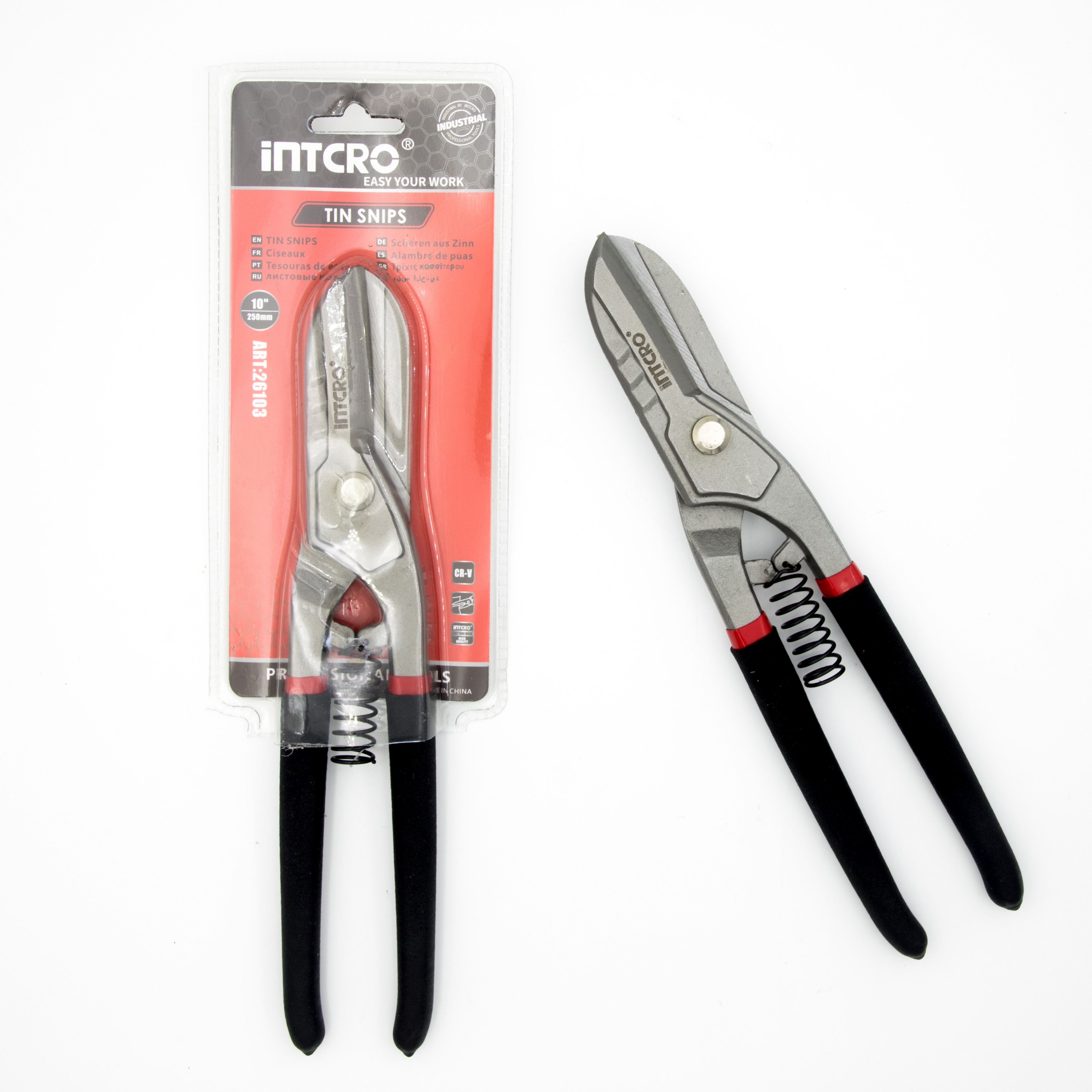 Manual Steel Straight Cut Metal Scissors, Aviation Tin Snips Heavy