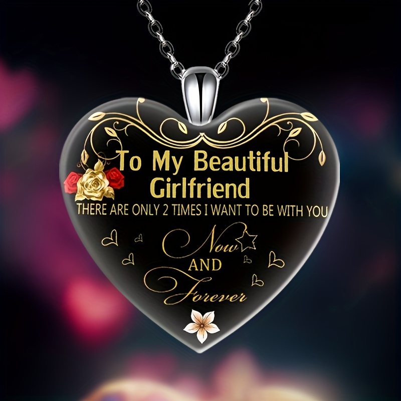 I Love my Girlfriend. Valentine Gift Locket Necklace