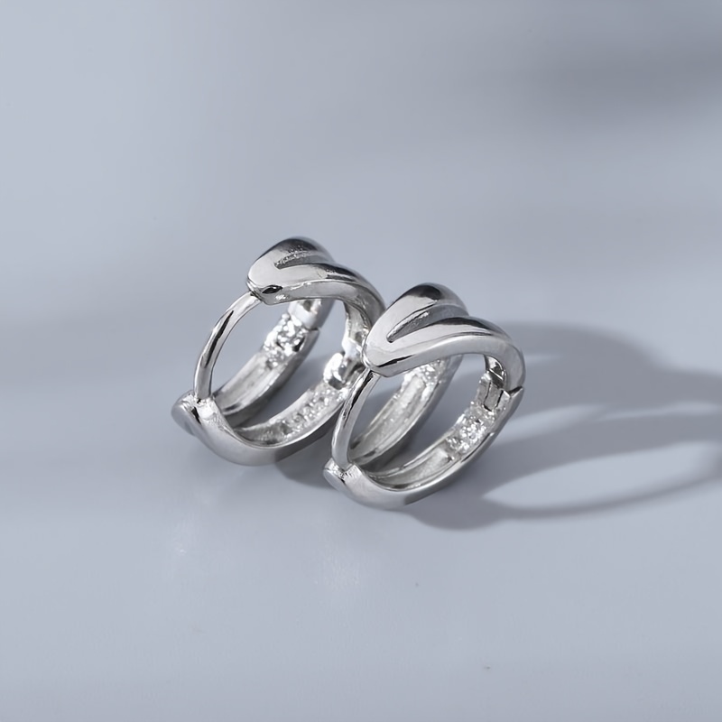 Arc Hoop Earrings for Men