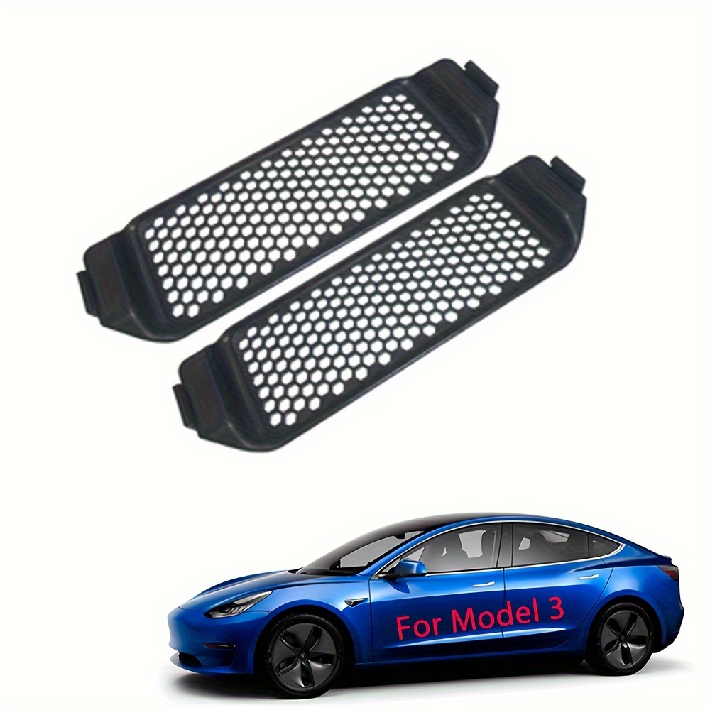 Rear Air Vent Cover For Tesla Model 3 Y Air Conditioning Outlet Protective Cover  Plaid Version Outlet Filter Car Accessories - AliExpress