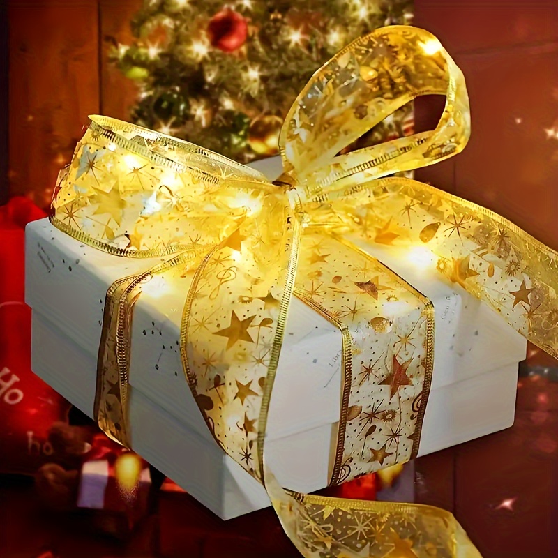 Ribbon For Gift Wrapping,Holiday Decoration Led Ribbon Lights