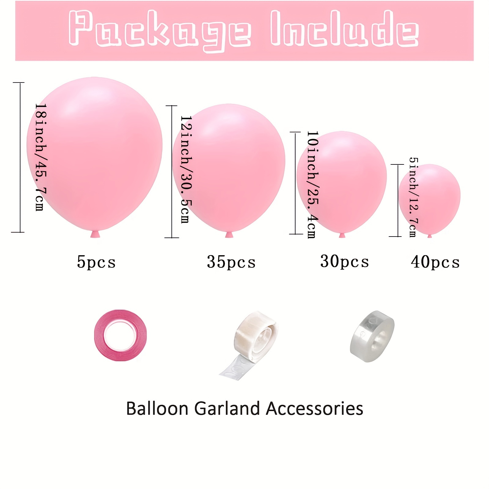 Big 22 Inch Hot Pink Balloons - Pack Of 12, Hot Pink Mylar Balloons, Hot  Pink Party Decorations, Metallic Pink Balloons