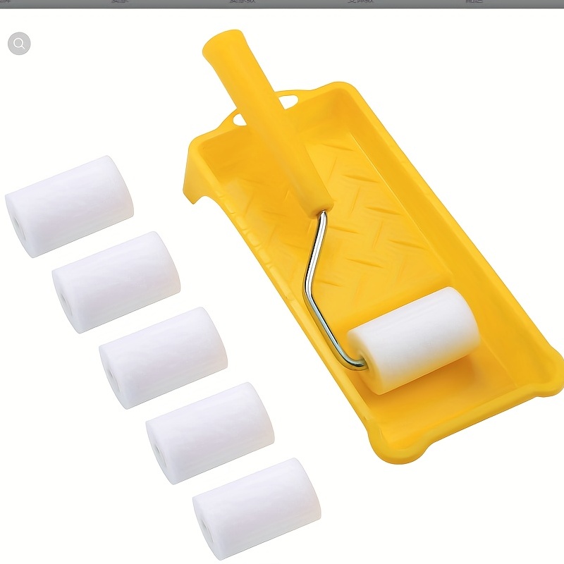 Paint Roller Tray Kit Paint Roller Paint Tray roller Frame - Temu