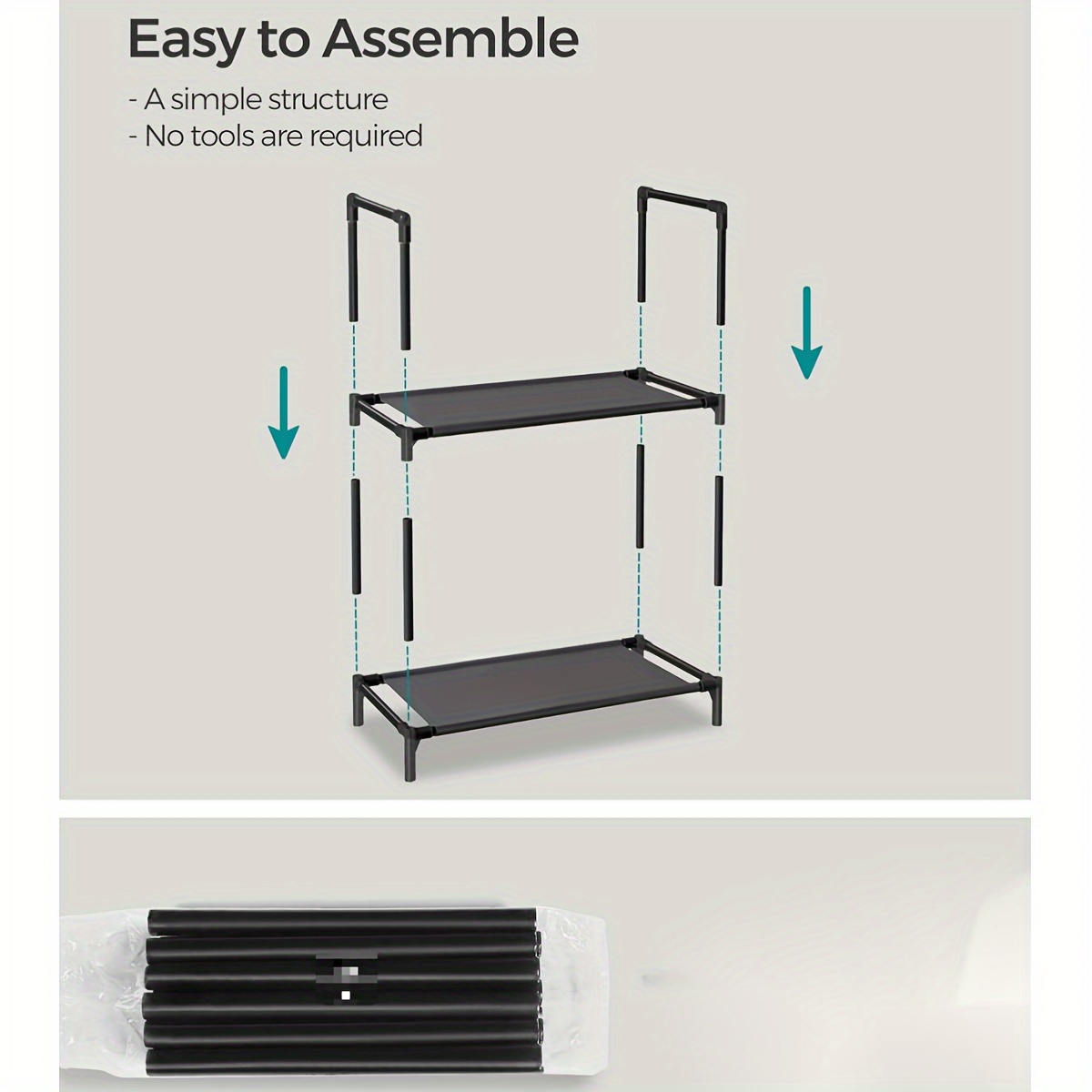 Tall Narrow 10-Tier Shoe Rack – Sturdy Metal Storage Shelf For Entryway, Closet, Or Garage