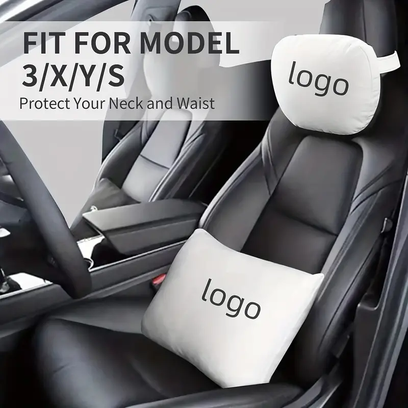 Für Model 3 Mode Y Auto Nackenkissen Und Taille Kissen - Temu Austria