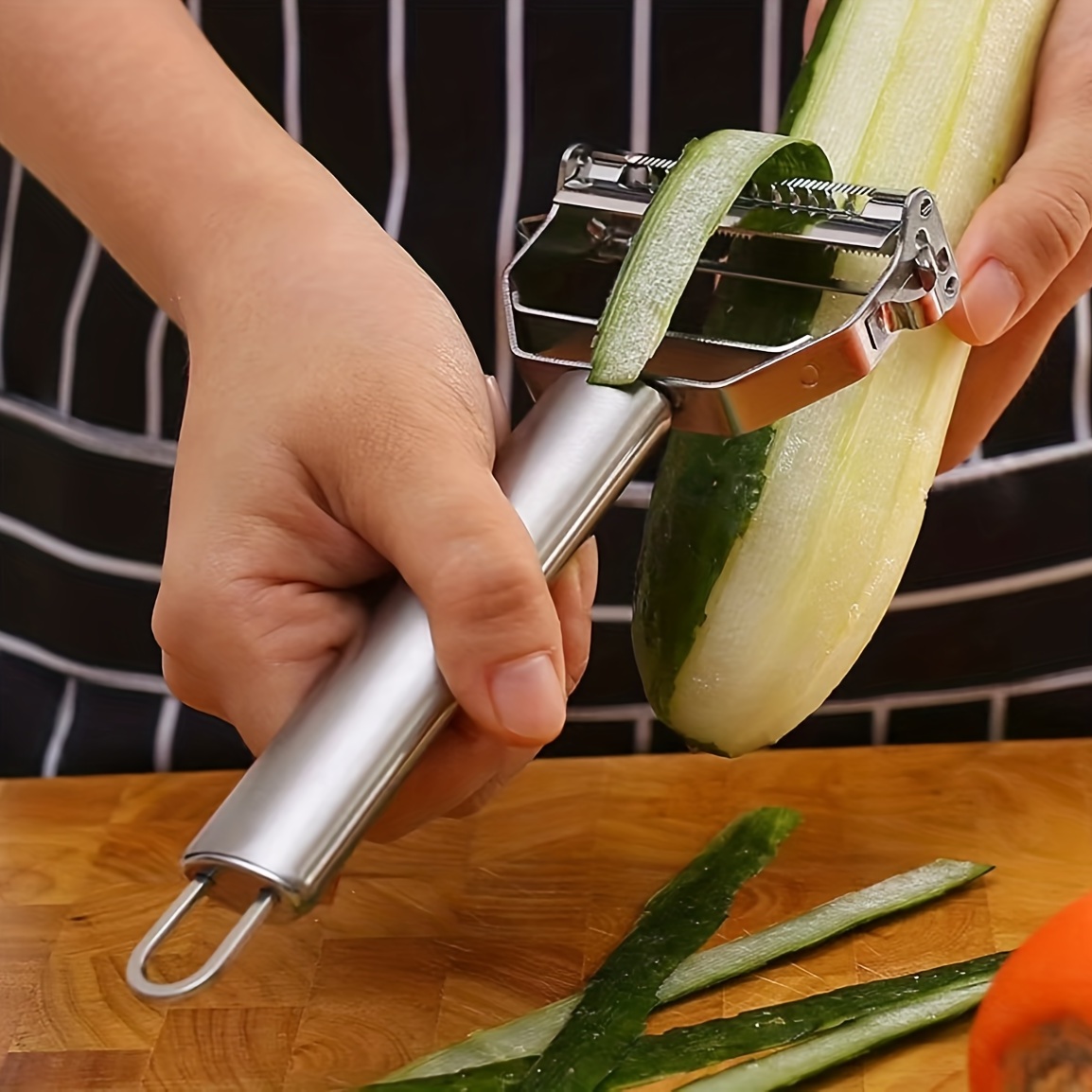 3 In 1 Kitchen Vegetable Peeler Stainless Steel Melon Planer