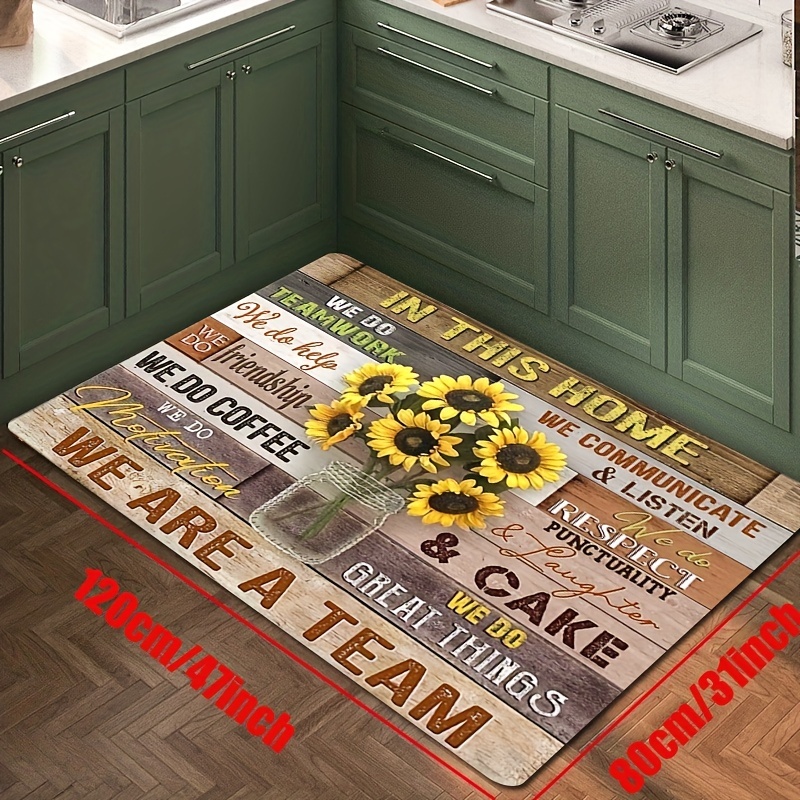 Kitchen Mat Coffee Kitchen Rug Doormat Anti Slip Home Living Room Bedr