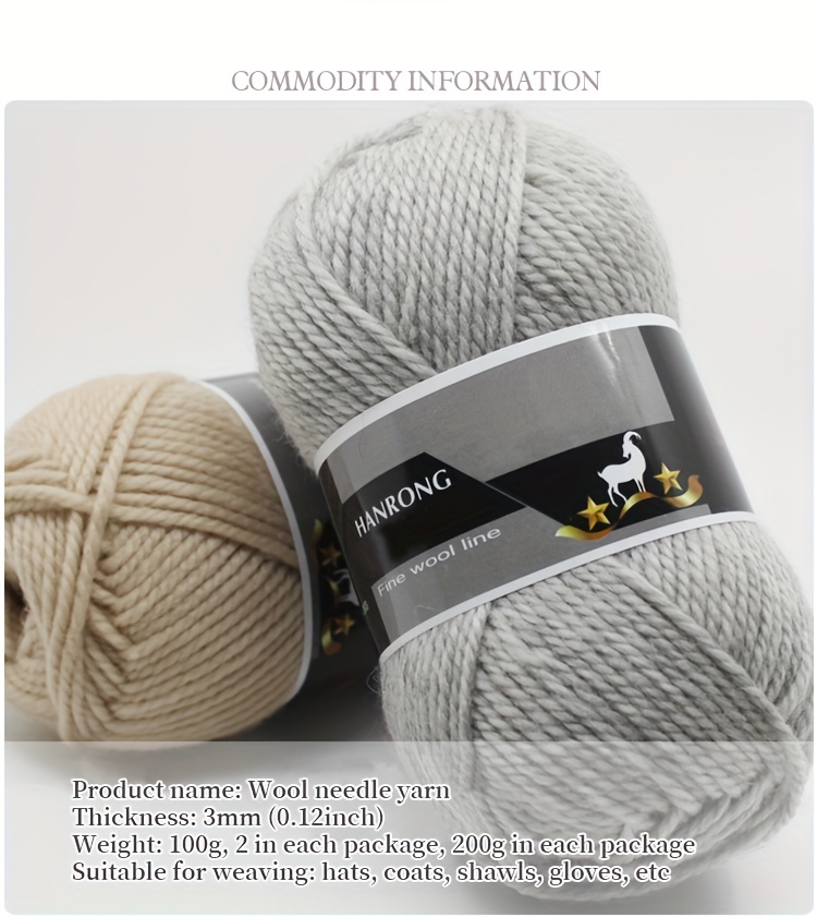 Wool Yarn Soft Comfortable Yarn For Crocheting And Knitting - Temu