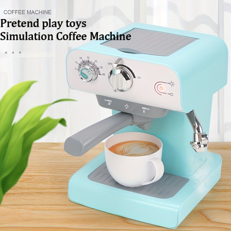 Children's Wooden Coffee Machine Toys Espresso Machine Game - Temu