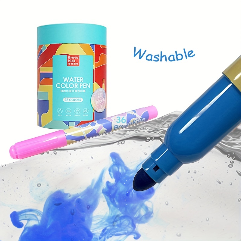 Count Super Tips Washable Markers For Children - Temu