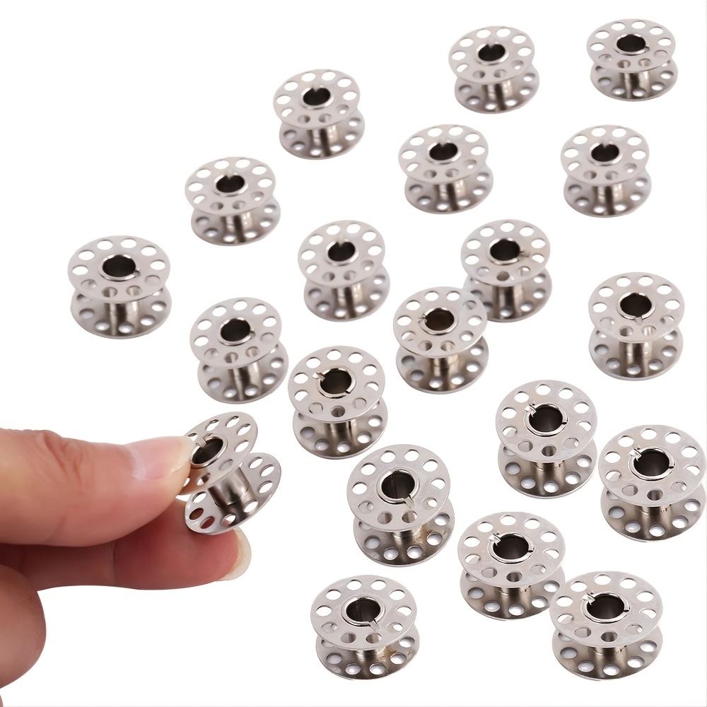 20/30pcs Metal Bobbins Spool Sewing Craft Tool Stainless Steel