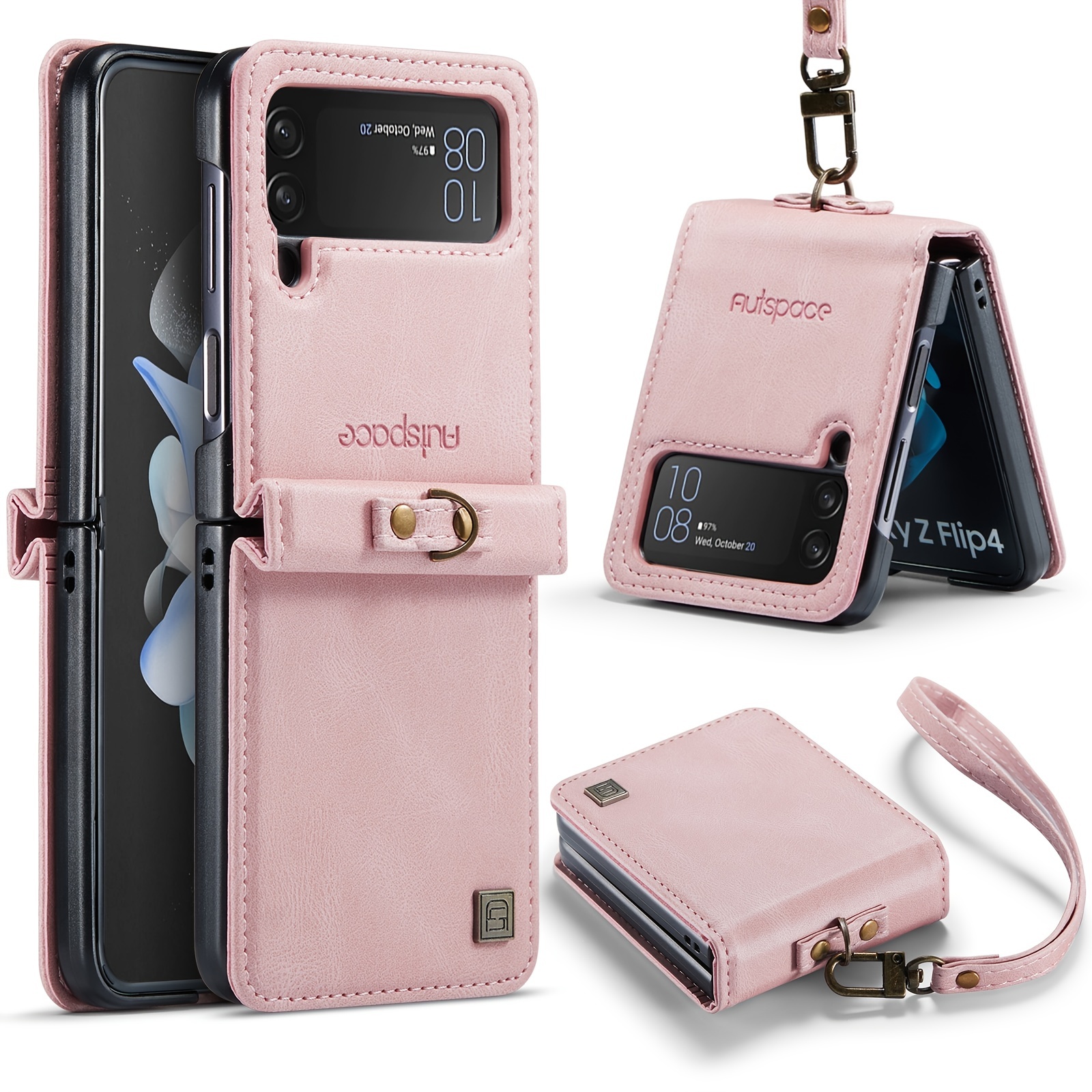 Casing For Samsung Galaxy Z Flip 5 Z Flip5 Luxury Wallet Folding