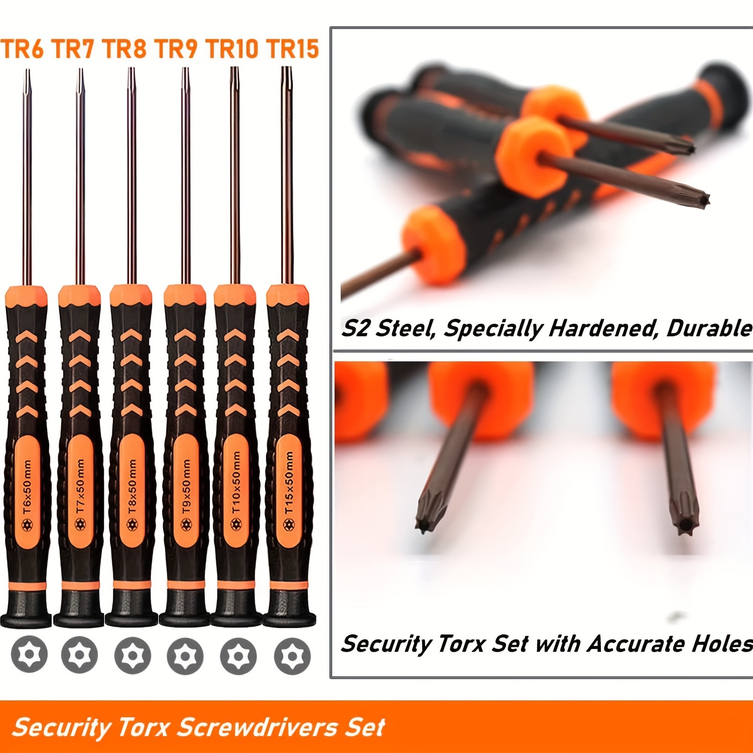  Juego de mini destornilladores, Torx Bit Set con T3 T4