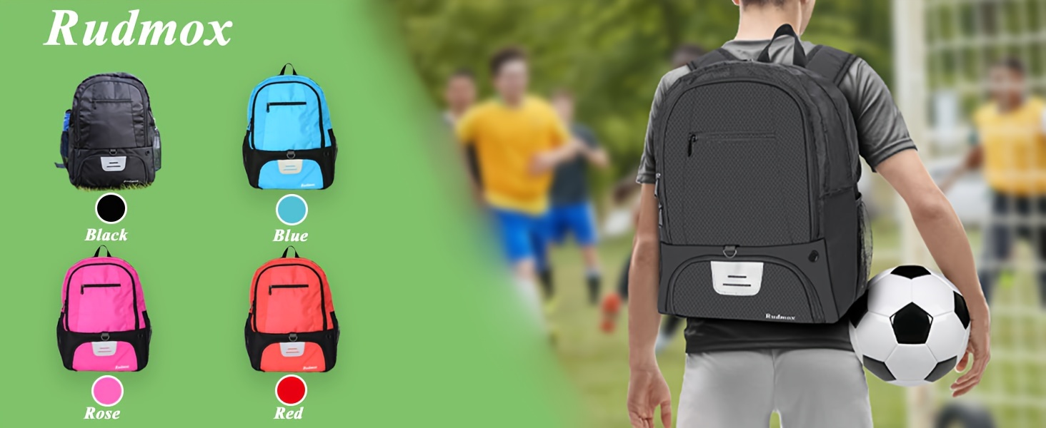 soccer ball bag football backpack with shoe compartment for youth suitable for basketball volleyball sports equipment bag with large capacity for outdoor camping details 0