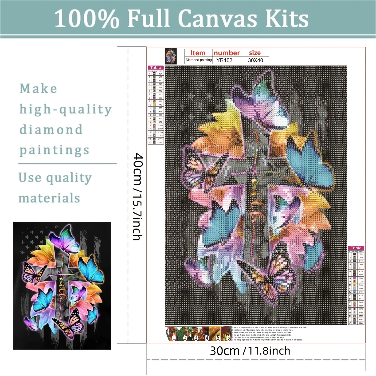 5D Diamond Art Kits for Adults,Flowers DIY Diamond Painting Kits,DIY Full  Round Drill Diamond Art Paint by Numbers with Diamonds Gem Art and Crafts