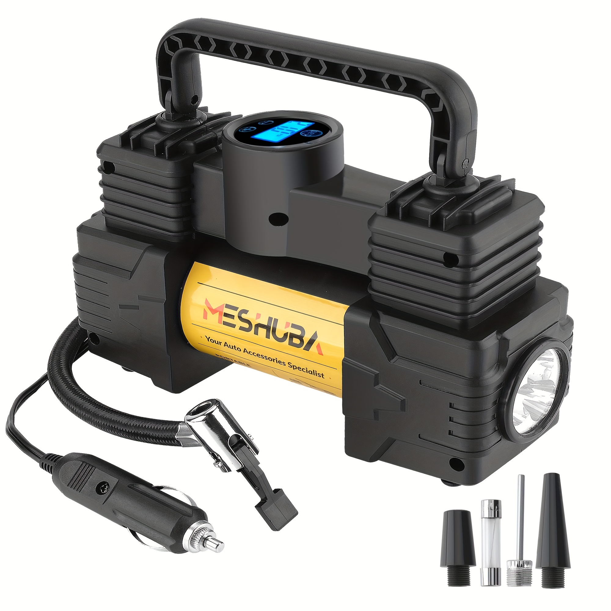 Tire Inflator Portable Air Compressor - Air Pump for Car Tires by