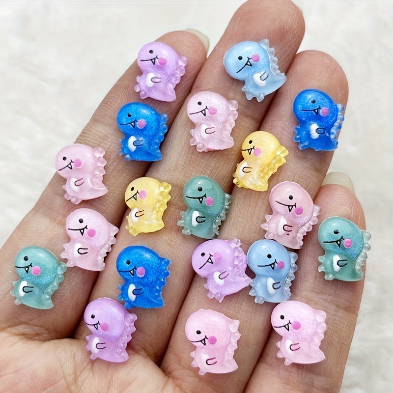 Cute Dinosaur Nail Art Charms,resin Cute Cartoon Nail Art Accessories For  Diy Or Nail Salons,shiny Nail Art Jewelry For Women And Girls - Temu Germany