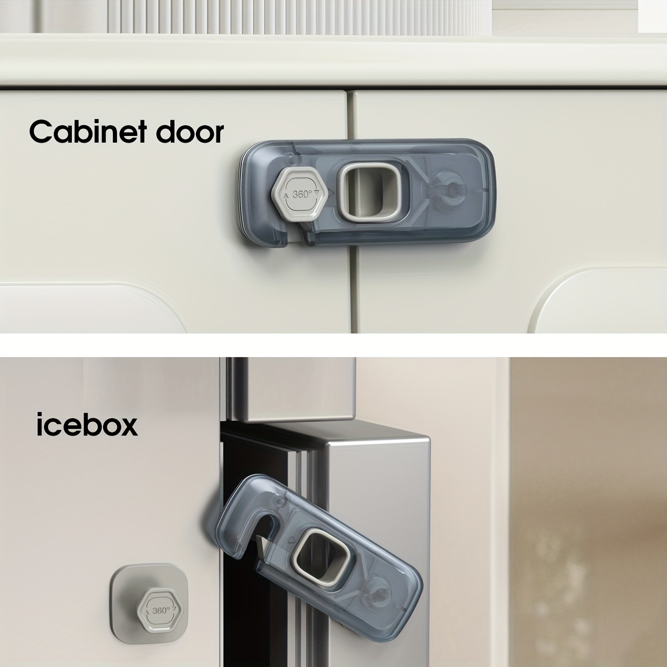 Fridge Door Safety Latch Lock Protective Refrigerator - Temu