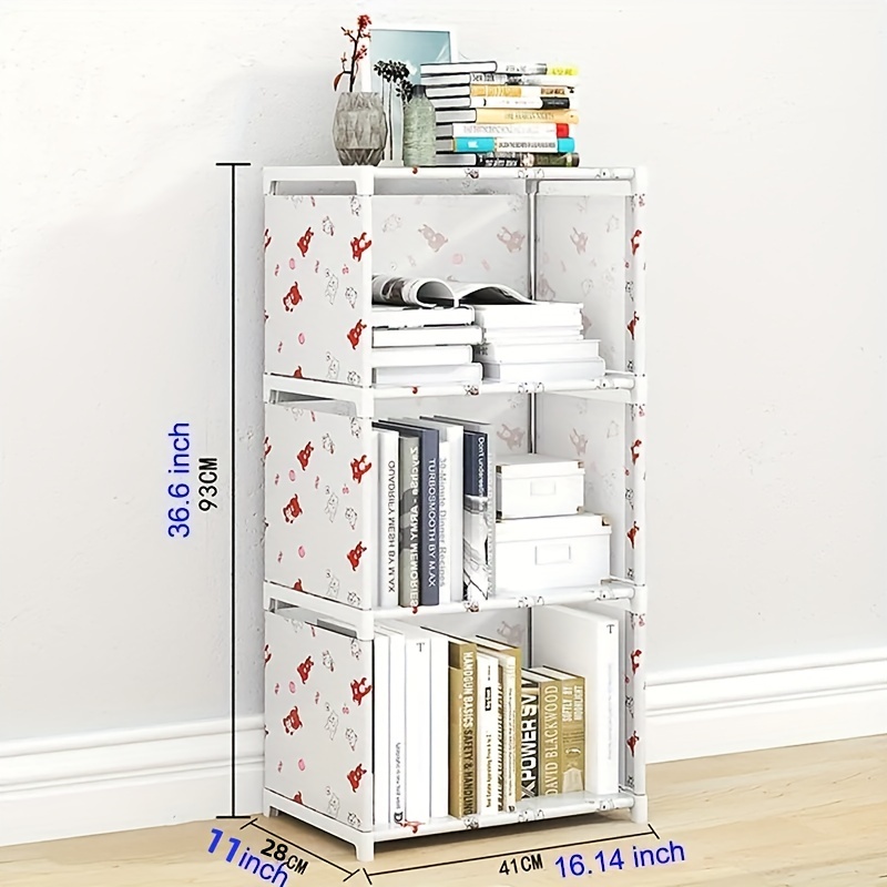 Multifunctional Storage Rack Simple Assembled Bookshelf - Temu