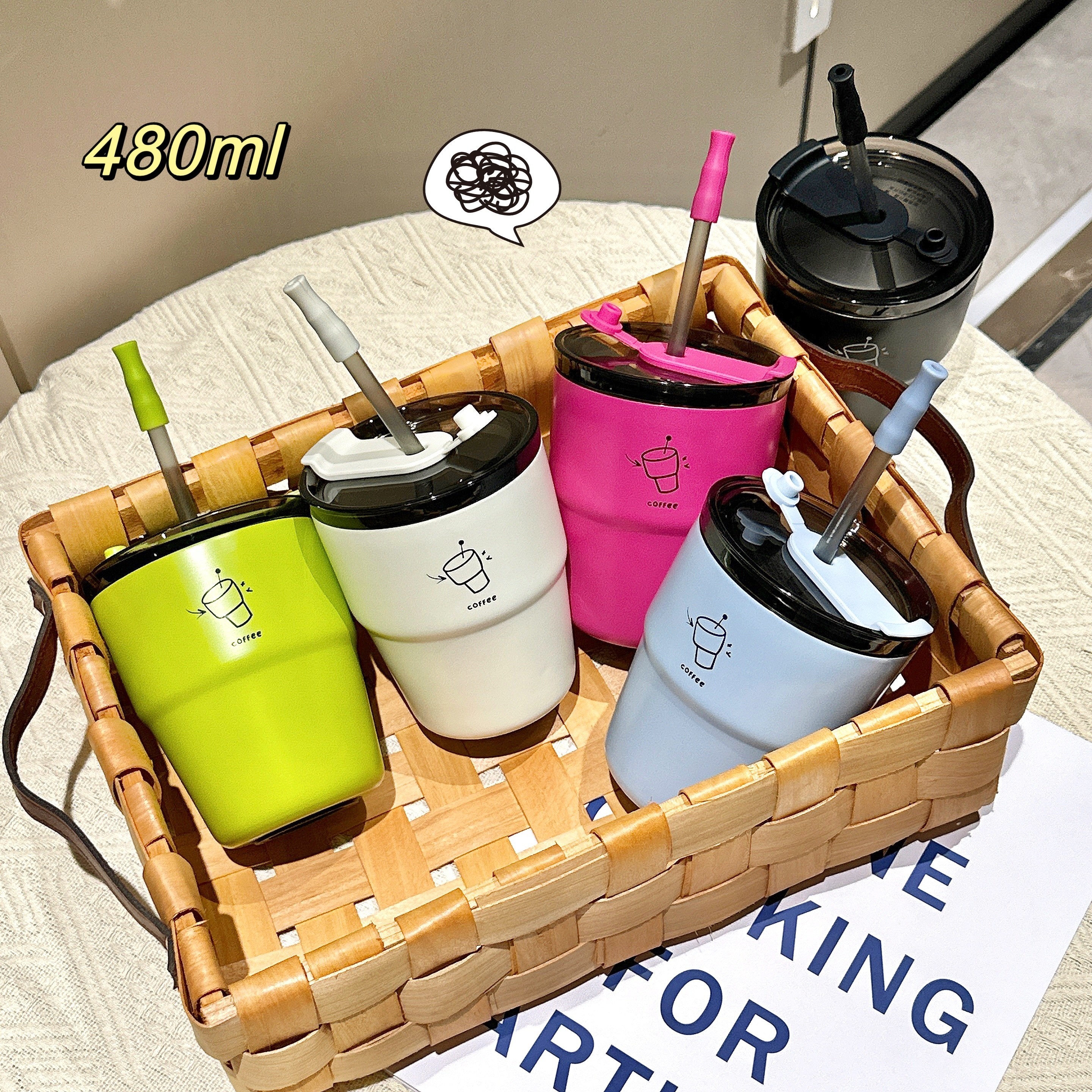 Mini Tumblers With Lid And Straw, Stainless Steel Water Bottles, Water Cups,  Summer Winter Drinkware, For Restaurant, Home Use - Temu