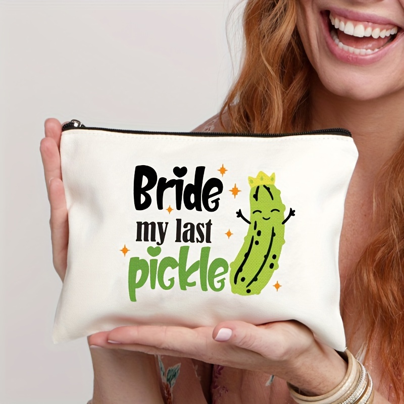 1 Pc Pickle Gifts Pickle Lover Gift Vegetarian Gift Dill Pickles Gift  Pickle Makeup Bag Food Cucumber Lover Gift Birthday Christmas Friendship  Gifts