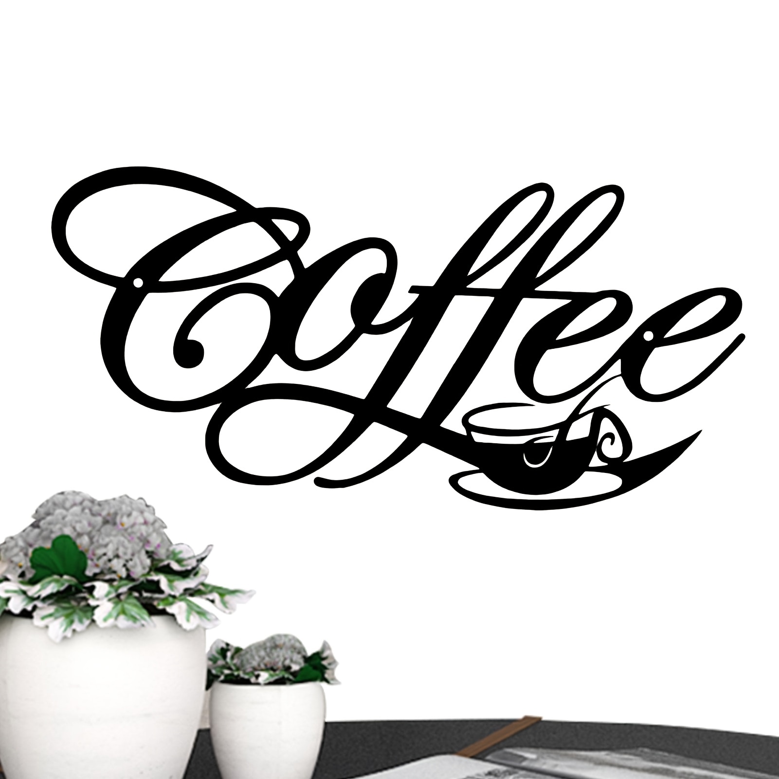 Coffee Sign Coffee And Tea Bar Sign Metal Hanging Wall Art - Temu