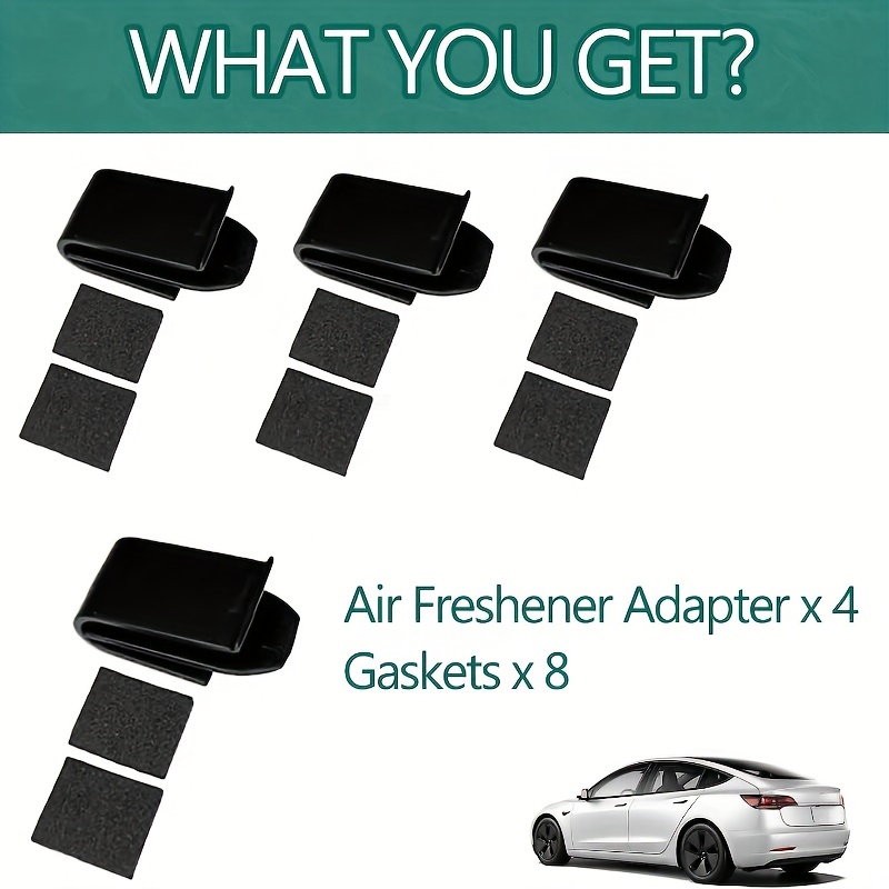 Tesla Model 3/Y Air Car Freshener Holder Black