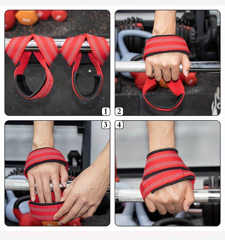 Figure 8 Lifting Straps For Deadlift, Powerlifting, Strongman, & Cross  Training Strong Weightlifting Wrist Straps For Men, Women, Straps 