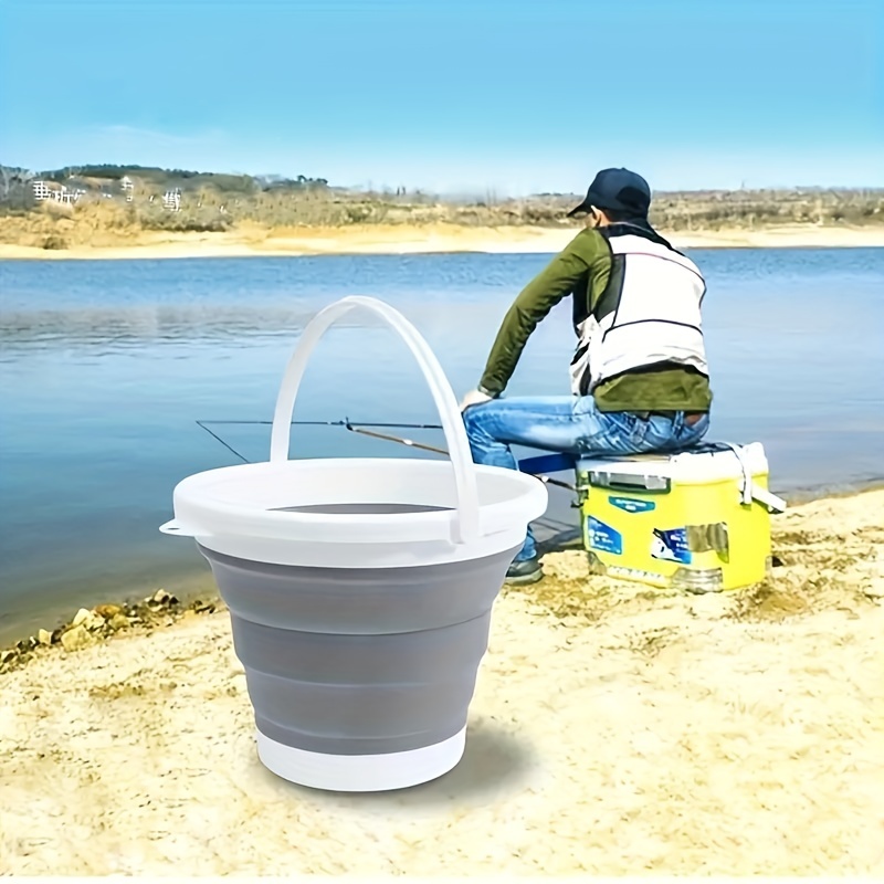 Seau Pliable De 20 L Avec Couvercle, Seau Pliable Portable, Lavabo, Adapté  Au Camping, À La Navigation De Plaisance, Aux Voyages, À La Pêche, Au  Jardinage, Au Lavage De Voiture - Temu Belgium