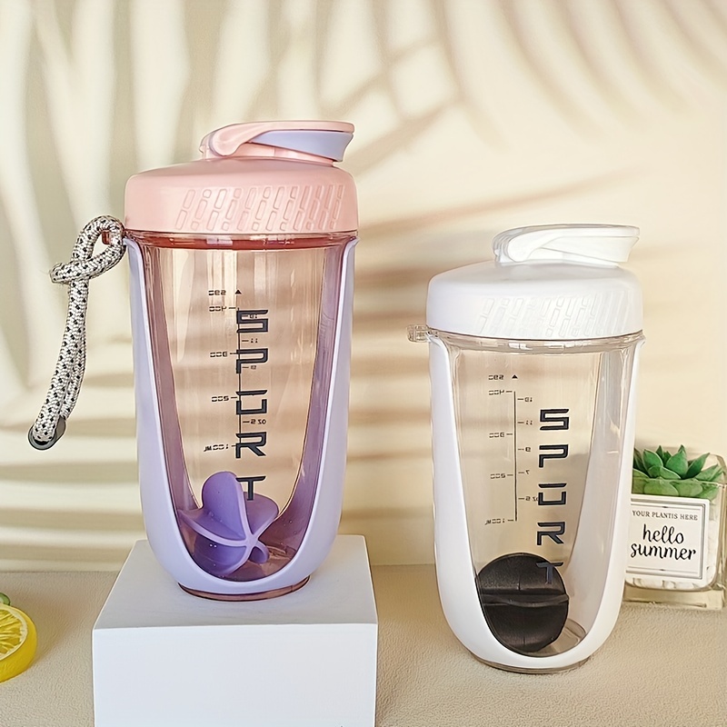 Frosted Protein Shaker Cup Milkshake Sports Bottle Outdoor - Temu