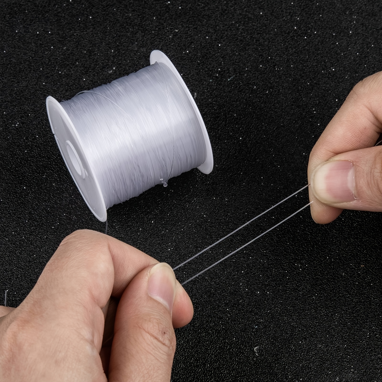 1 rouleau de fil de pêche transparent en nylon blanc taille - Temu