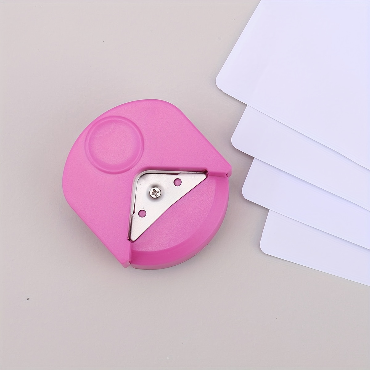 1pc, Mini Round Paper Cutter, Pocket Machine Paper Cutter, Paper
