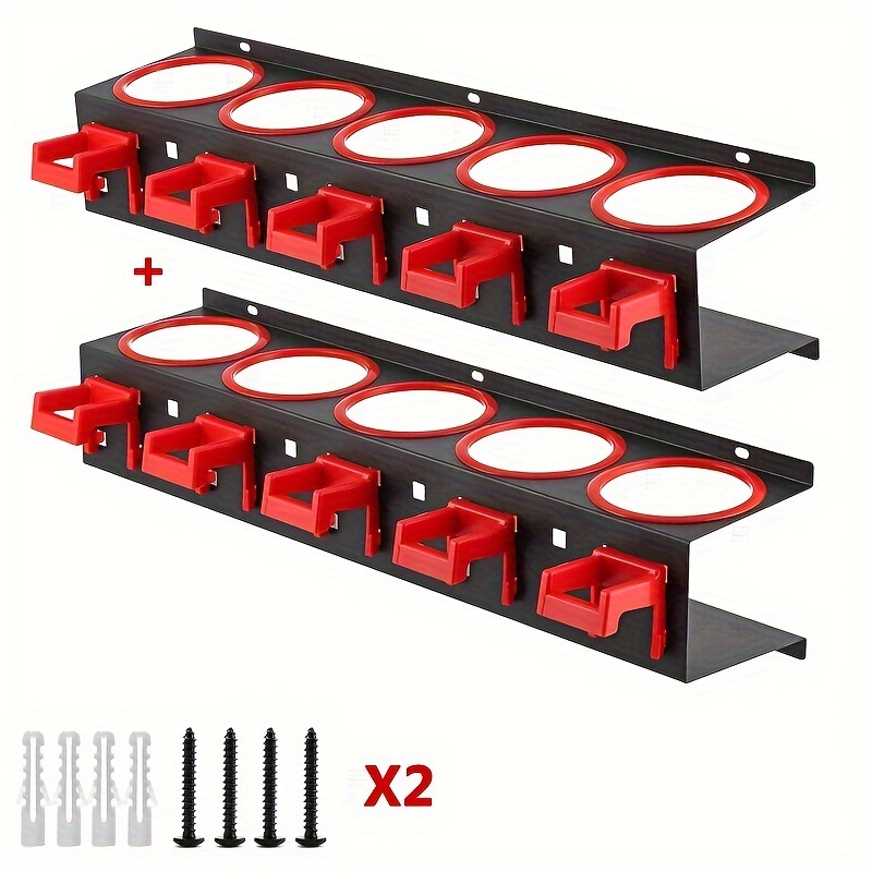 5-Tier Stainless Steel Spray Bottle Organizer Rack - Durable Multi-Compartment Storage for Car Detailing, Grinder & Cleaning Tools - Car Maintenance & Salon Display Accessory, Spray Bottle Holder, *, * Construction, Without Battery