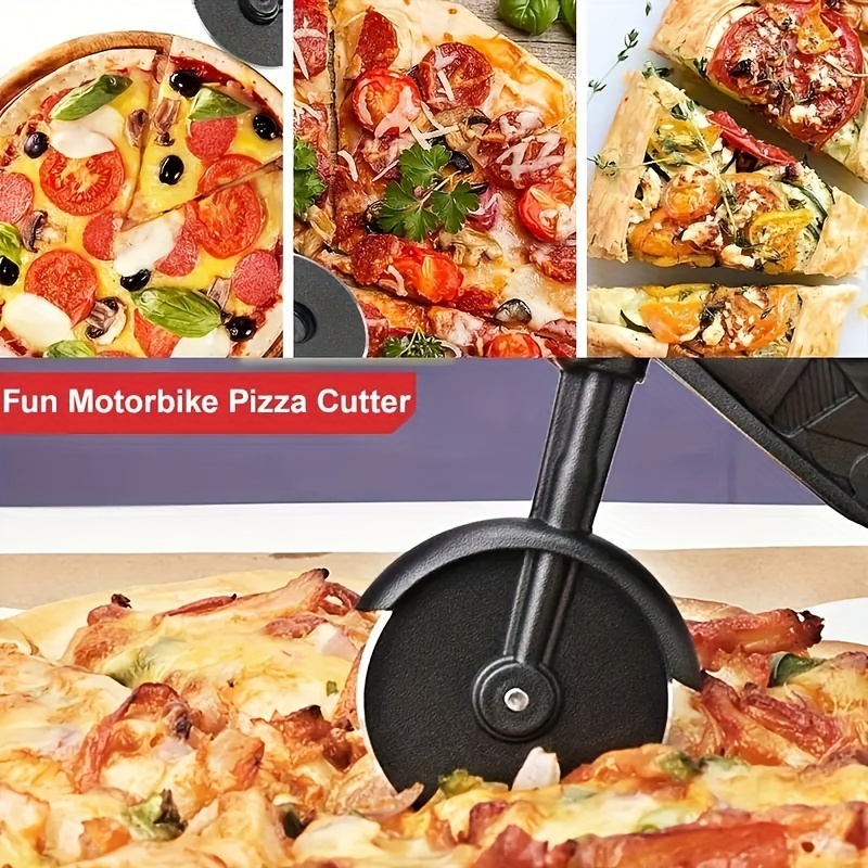 Rueda cortadora de pizza - Cortador de pizza de cocina premium - Cortador  de pizza súper afilado y fácil de limpiar, rueda de pizza, cortador de
