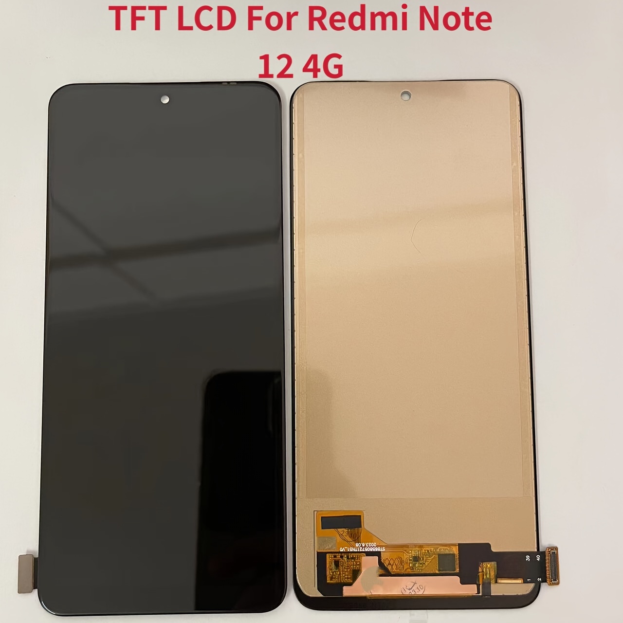 Beyondwolf TFT LCD For Xiaomi Redmi Note 12 4G LCD Display Touch Screen  Digitizer Assembly Replacement For Xiaomi Redmi Note 12 4G 23021RAAEG,  23021RAA2Y, 23027RAD4I, 23028RA60L Screen Display