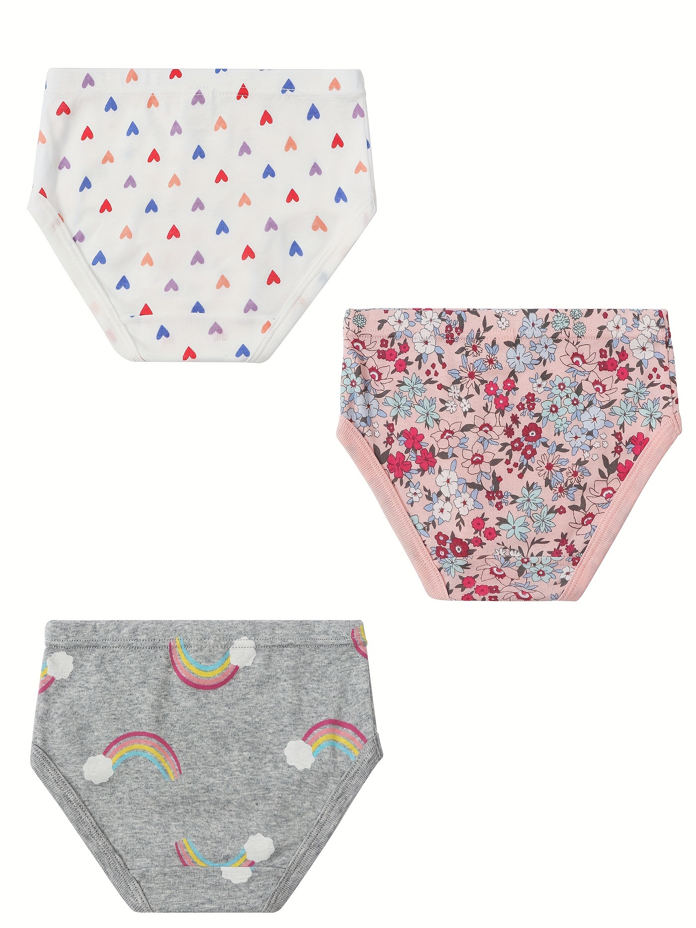  Little Girl Cotton Underwear Toddler Girls Panties Soft Briefs  Size 4T