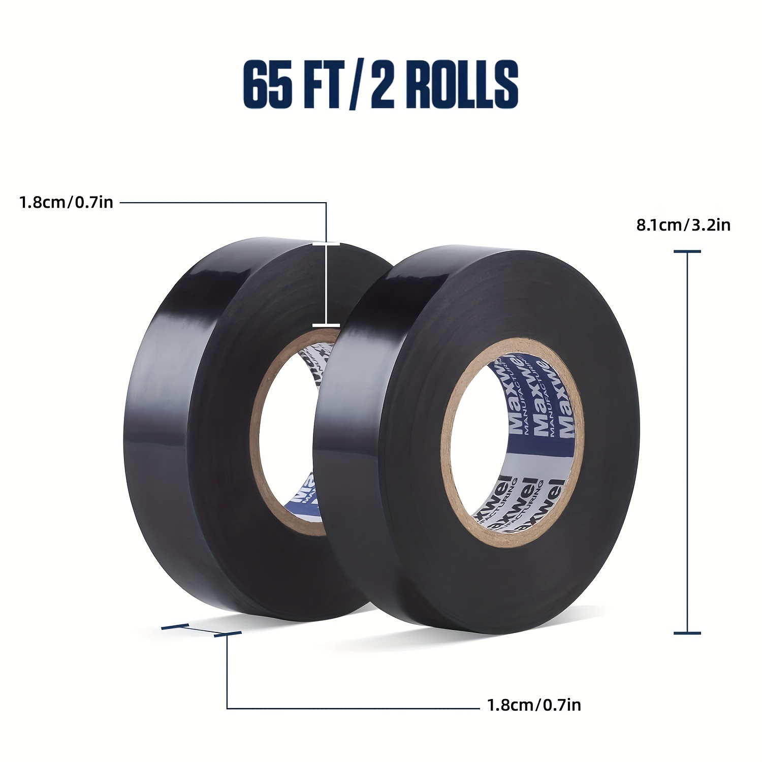 1pc Cinta Autoadhesiva Impermeable Cinta Eléctrica Negra - Temu Chile