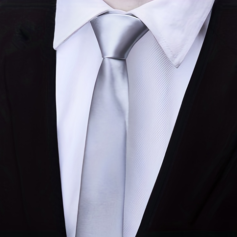 mens necktie pre tie solid necktie business wedding party necktie great gift for men