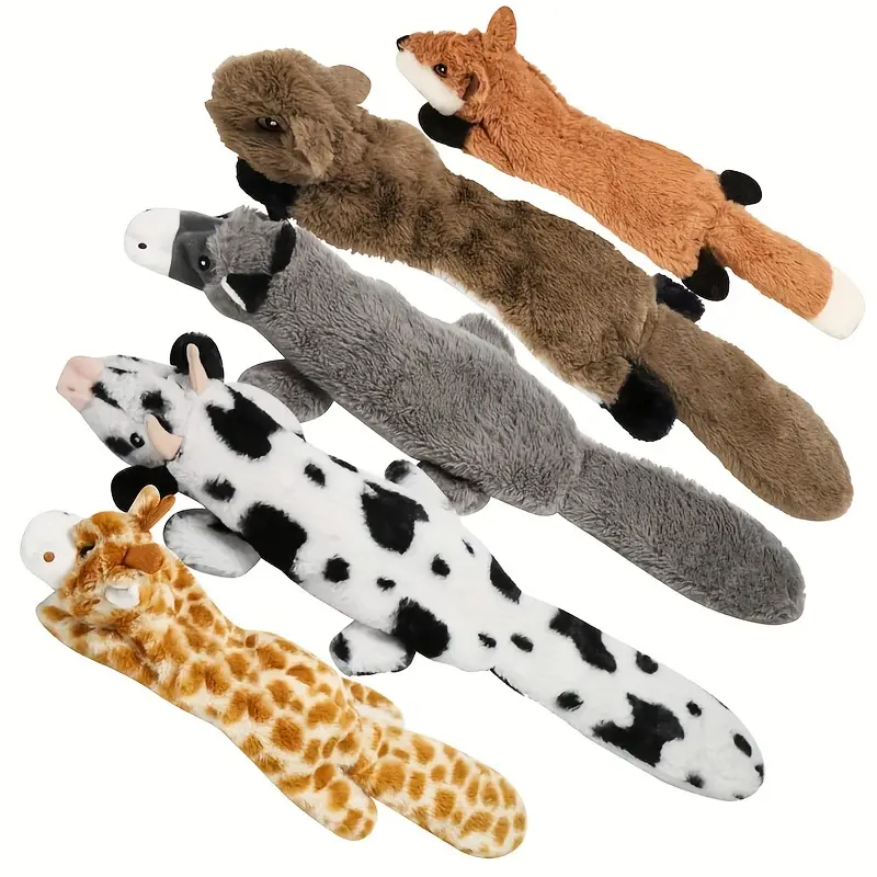 Crinkle Dog Squeaky Toys Double Layer