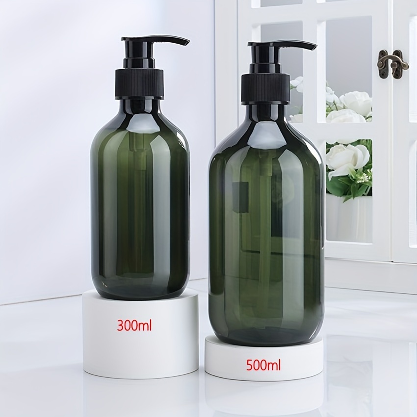 Comprar Dispensador de botellas vacías con bomba, botellas de jabón  corporal rellenables vacías para champú y acondicionador, 3 uds., 300ml