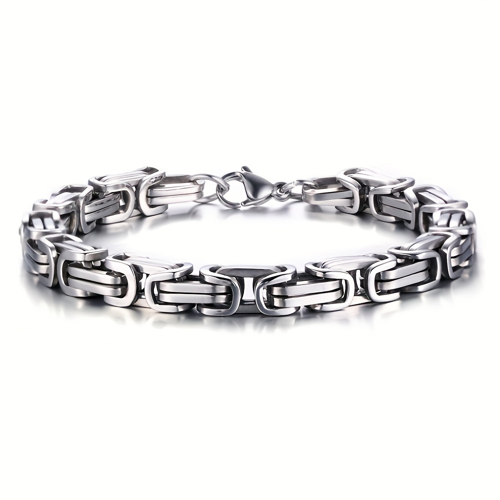 Motorcycle chain store bracelet titanium