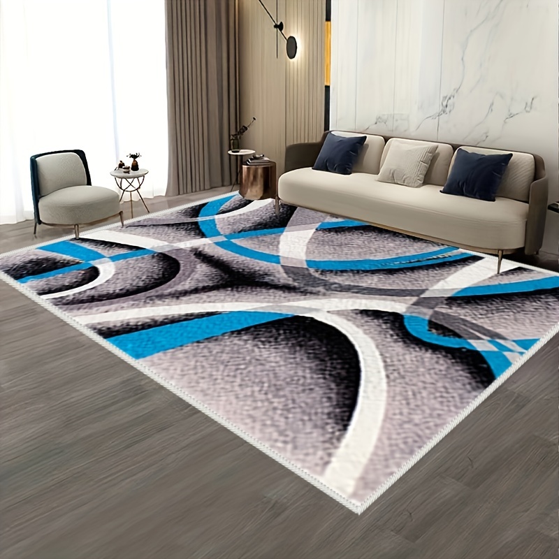 Round Rug Fluffy Blue Rug Shaggy Rug High-Pile Carpet Soft Non-Slip Home  Decor Aesthetic for Living Room, Bedroom, Dining Room (Color : Blue, Size :  78.7in) : : Home