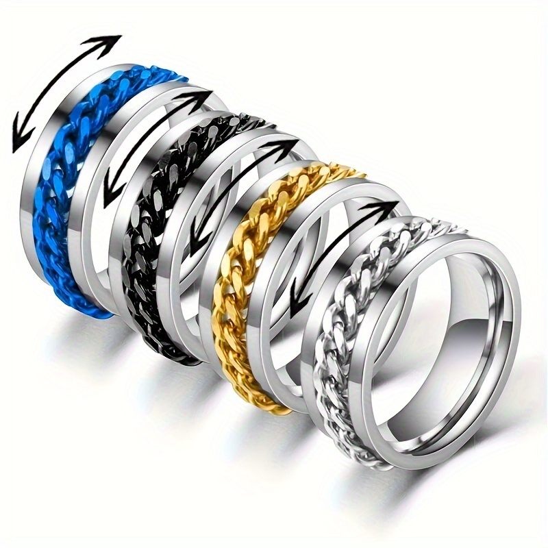 Euro-american personality titanium steel ring selling pop hip hop geometric stainless st