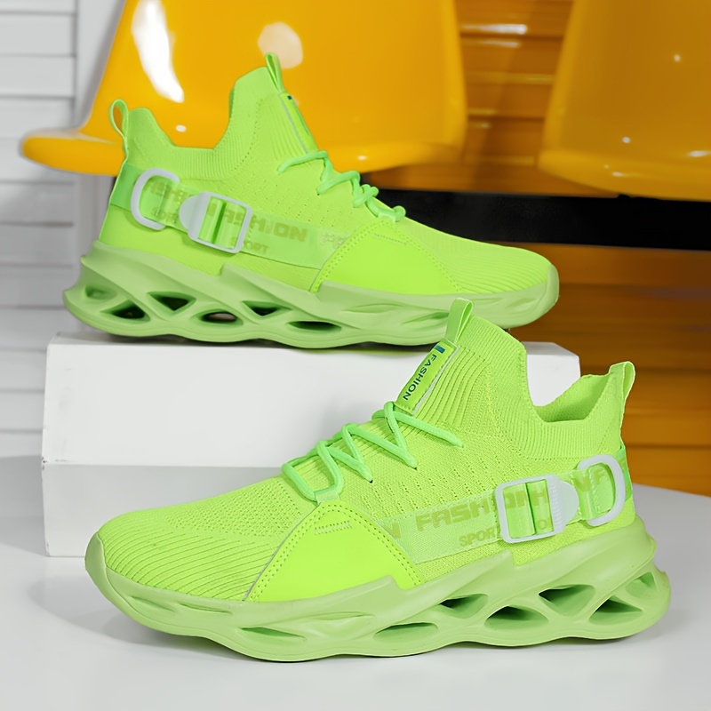 Shock Absorption Sneakers Men s Trendy Blade Type Comfy Non Temu Canada