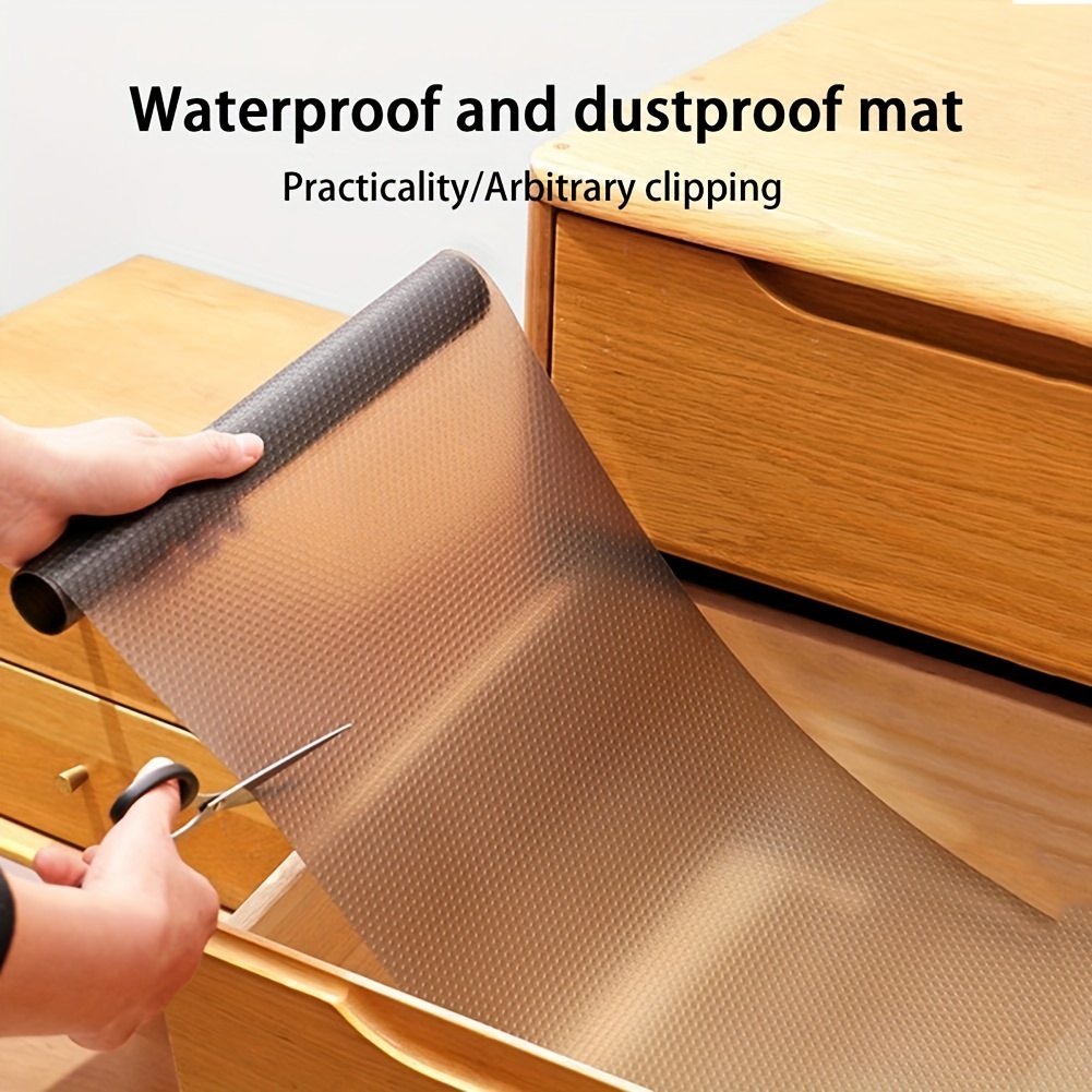 Kitchen Cuttable Drawer Shelves Liner Waterproof Closet Mat Home