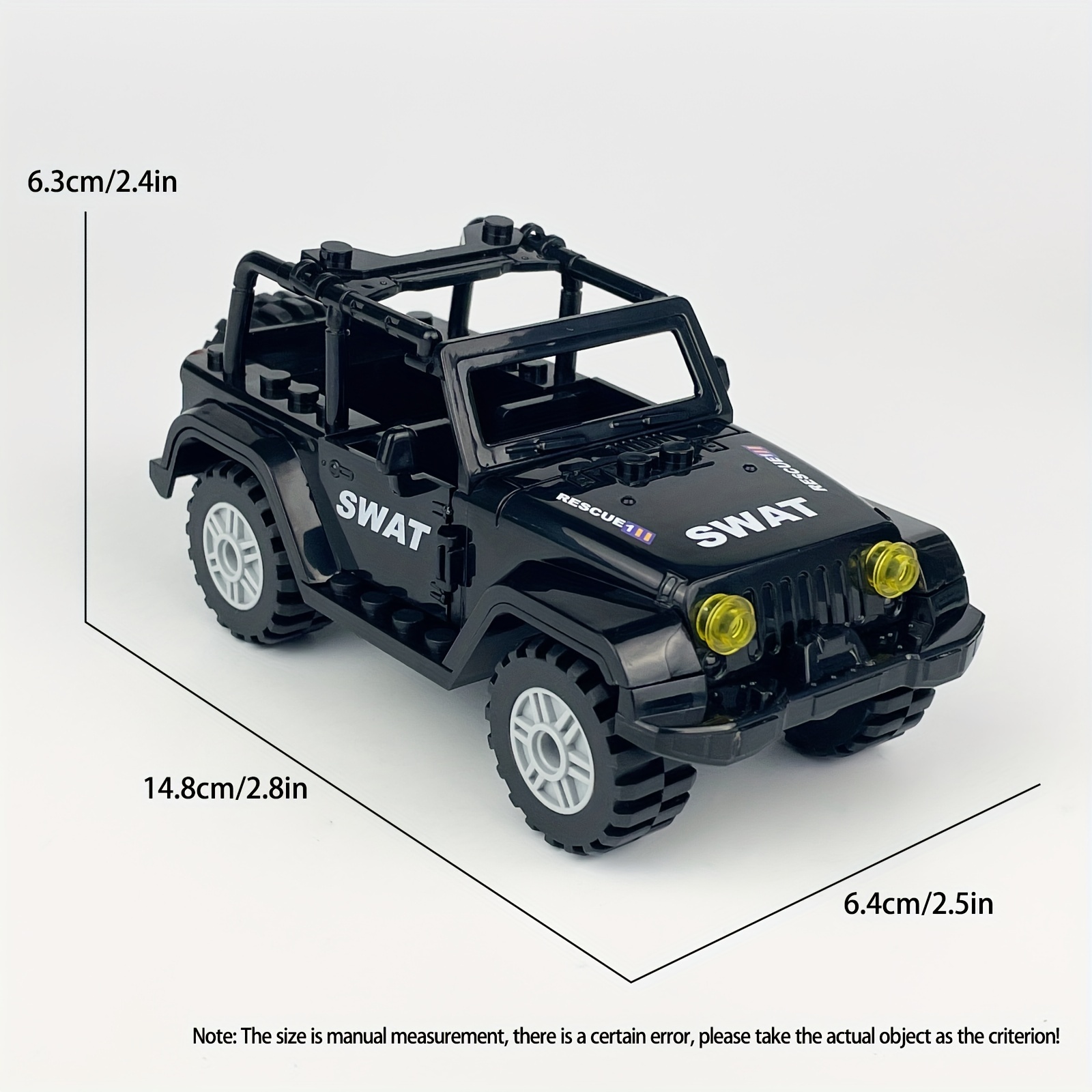 子供のためのビルディングブロック車のおもちゃ、パズルアセンブリ憲兵