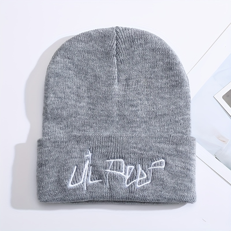 Lil Peep Cartoon Embroidered Warm Beanie Hat