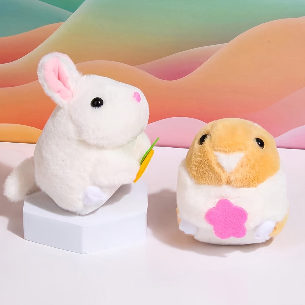 Animal Toy with Pull Loop & Rotating Tail