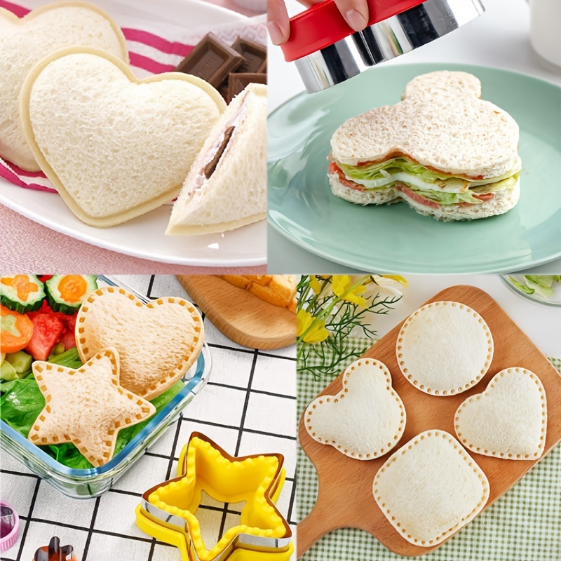 For Kids DIY Sandwich And Bread Crust Cutter Moulds Toast Cut Bread Mould